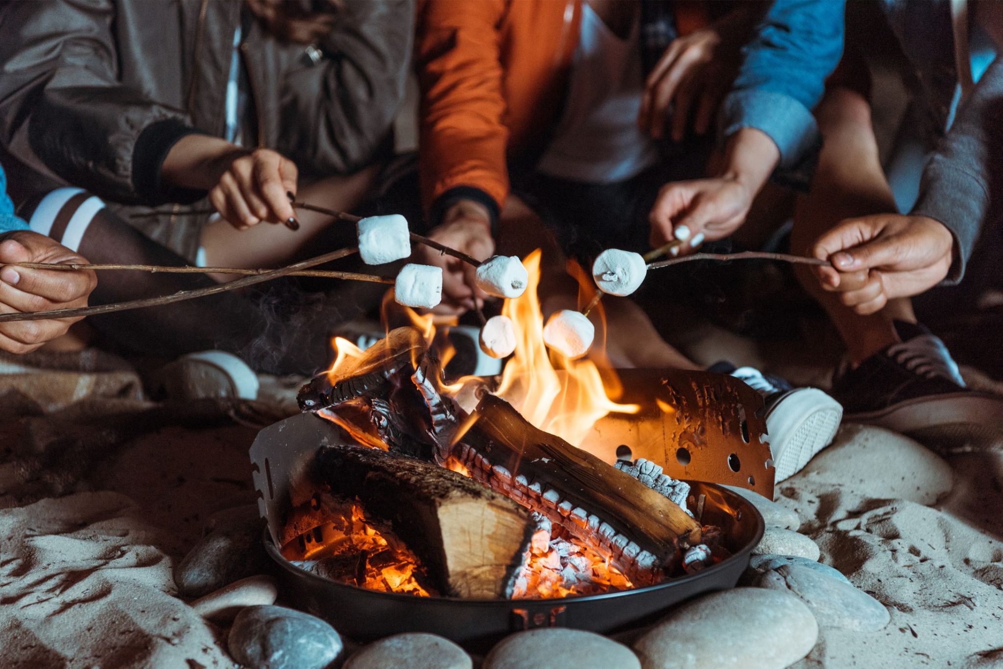 Youth Group Bonfires Mantua Center Christian Church